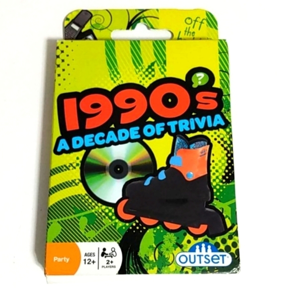 1990s A DECADE OF TRIVIA CARD GAME NIB - Picture 2 of 8